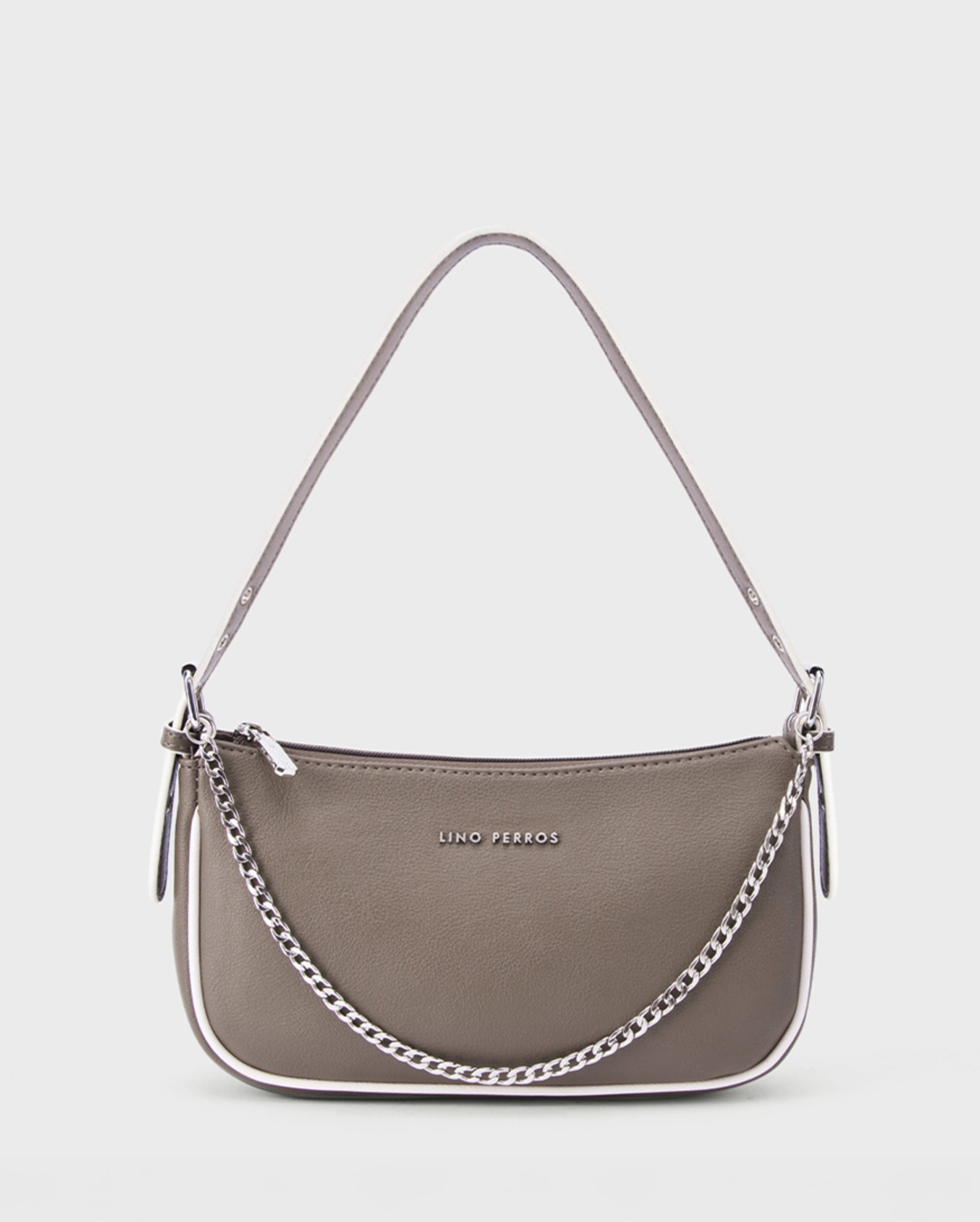 Voyage Flawless Taupe Shoulder Bag