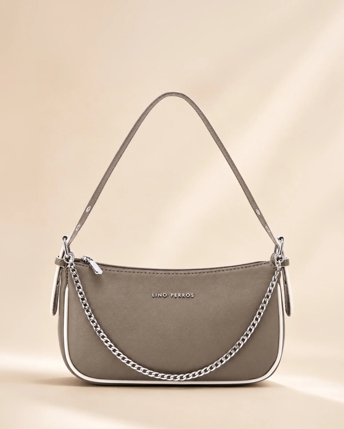 Voyage Flawless Taupe Shoulder Bag