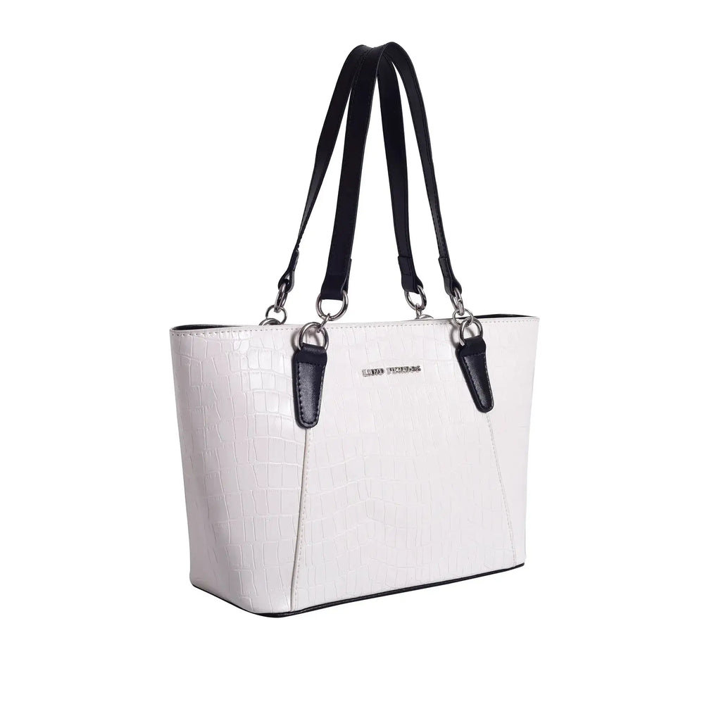 Avril Exquisite Off White Tote Bag - Lino Perros