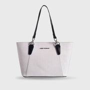 Avril Exquisite Off White Tote Bag