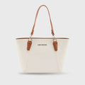 Avril Exquisite White Tote Bag - Lino Perros