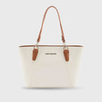 Avril Exquisite White Tote Bag - Lino Perros