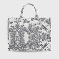 Voyage Book Black Tote Bag - Lino Perros