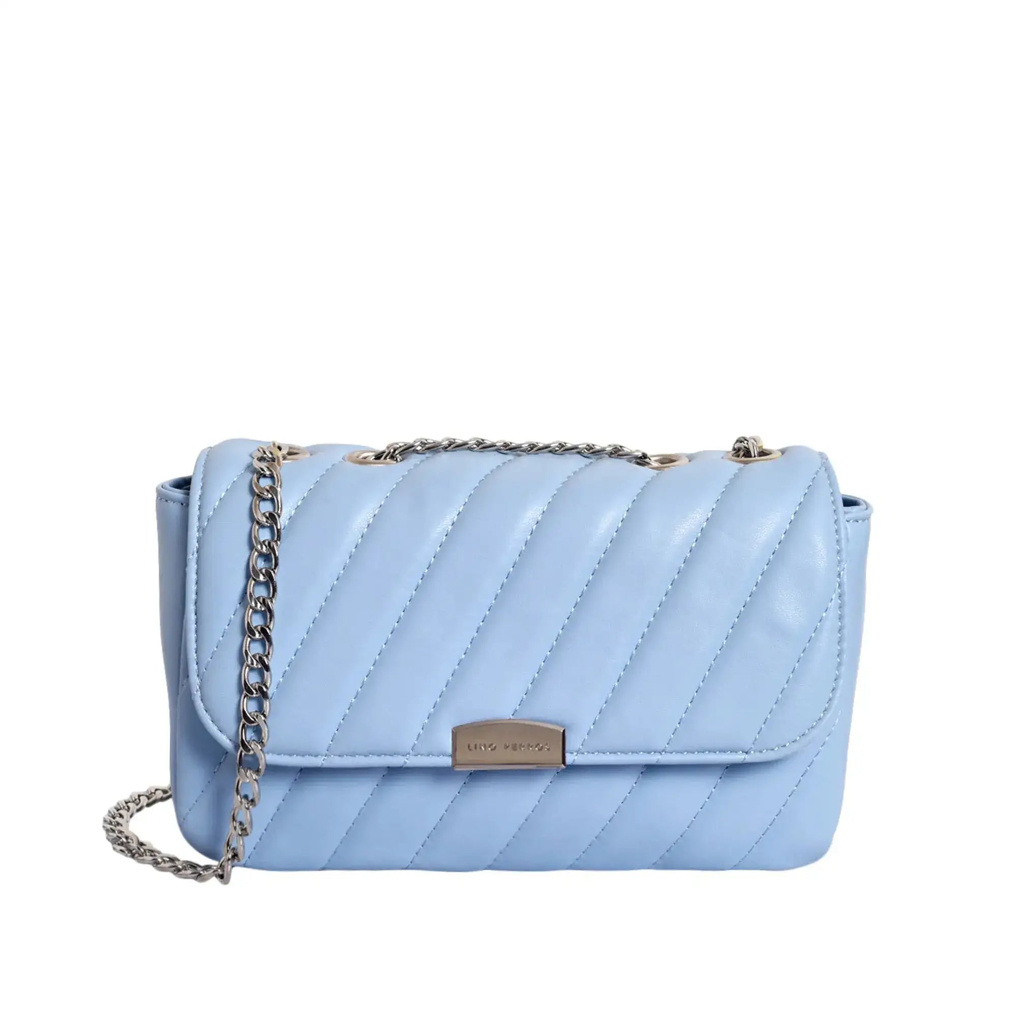 Maddie Candy Mini Soft Blue Shoulder Bag - Lino Perros