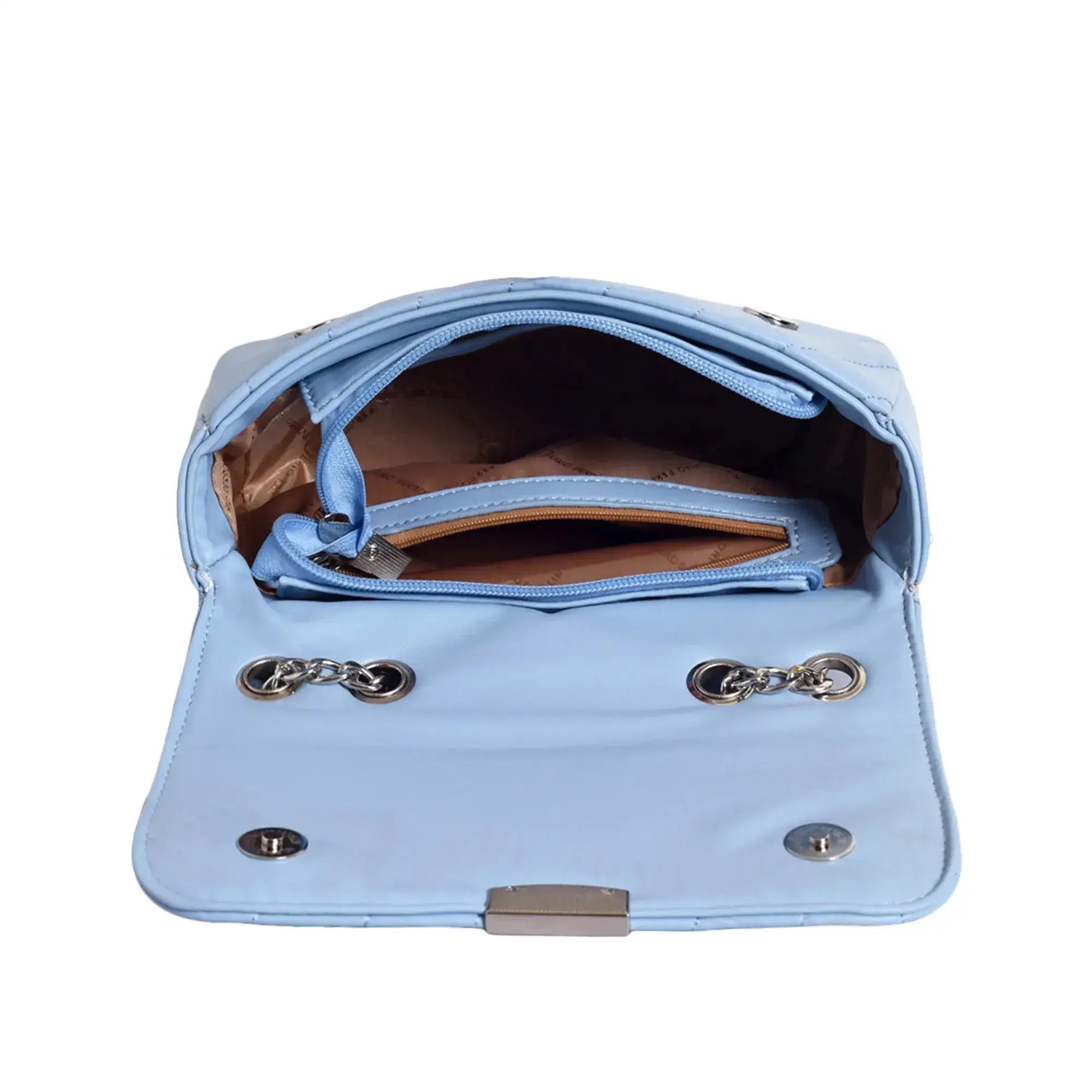 Maddie Candy Mini Soft Blue Shoulder Bag - Lino Perros