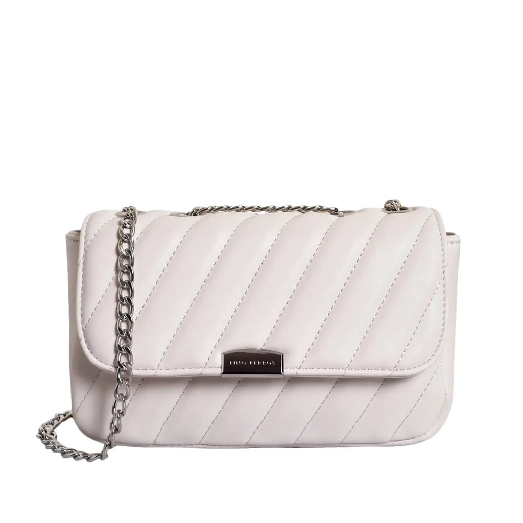 Maddie Candy Mini White Shoulder Bag - Lino Perros