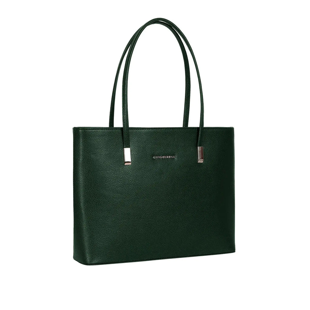 Voyage Classy Deep Green Laptop Bag - Lino Perros
