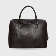 Voyage Organizer Brown Croco Laptop Bag