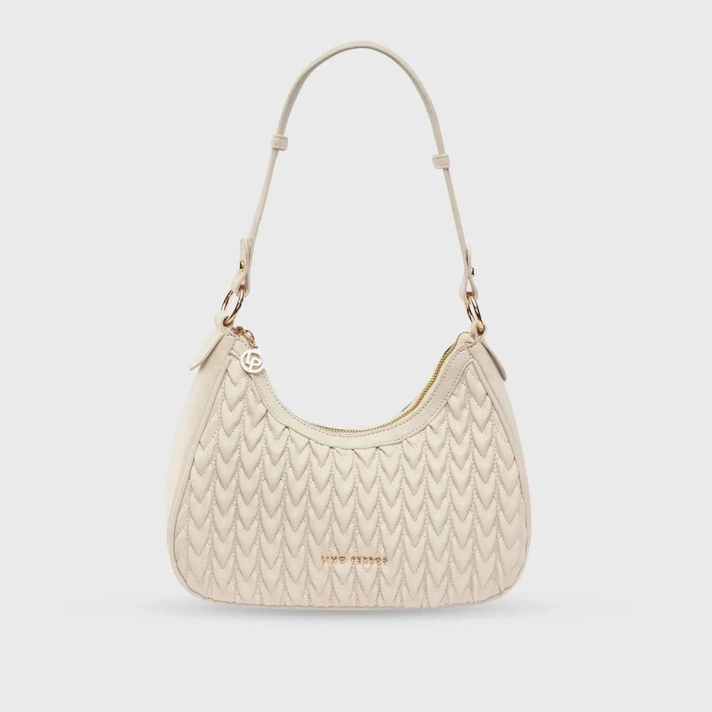 Maddie Ace White Shoulder Bag - Lino Perros