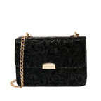 Valley Imprint Black Shoulder Bag - Lino Perros