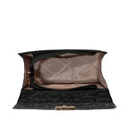 Valley Imprint Black Shoulder Bag - Lino Perros