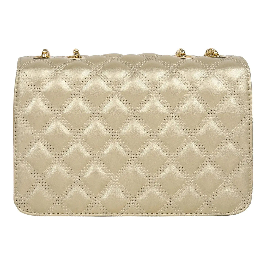 Maddie High Fashion Golden Shoulder Bag - Lino Perros