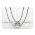 Maddie High Fashion White Shoulder Bag - Lino Perros