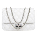Maddie High Fashion White Shoulder Bag - Lino Perros