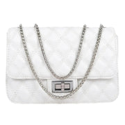 Maddie High Fashion White Shoulder Bag