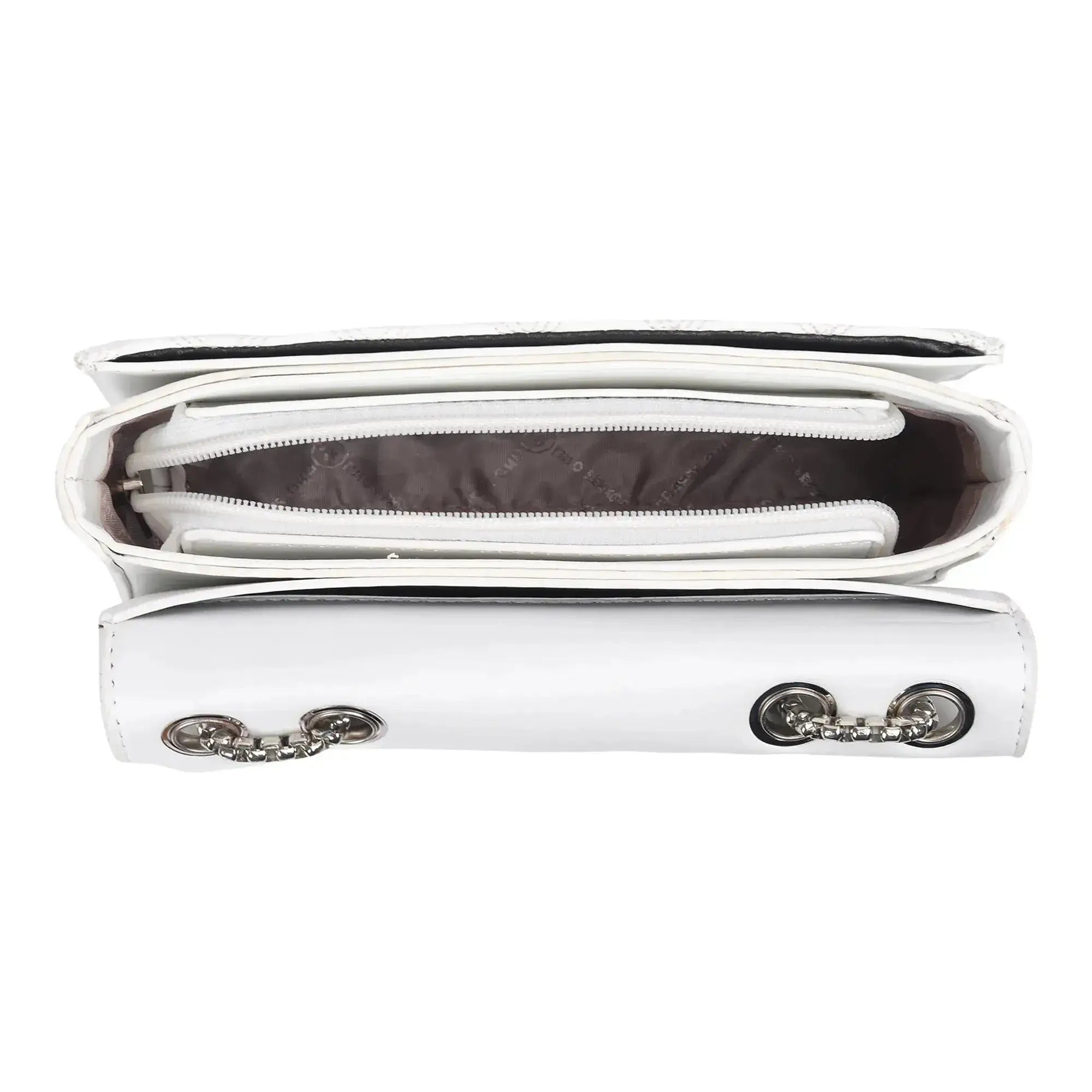 Maddie High Fashion White Shoulder Bag - Lino Perros