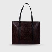 Valley Afternoon Brown Tote Bag