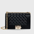 Maddie Revolution Black Shoulder Bag - Lino Perros