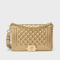 Maddie Revolution Golden Shoulder Bag - Lino Perros