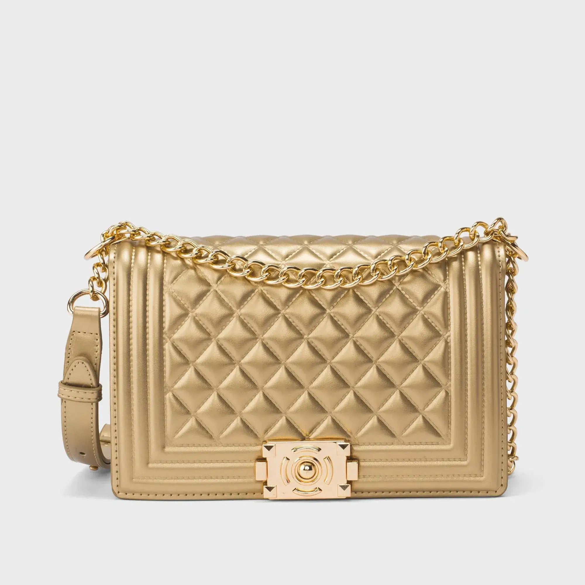 Maddie Revolution Golden Shoulder Bag - Lino Perros