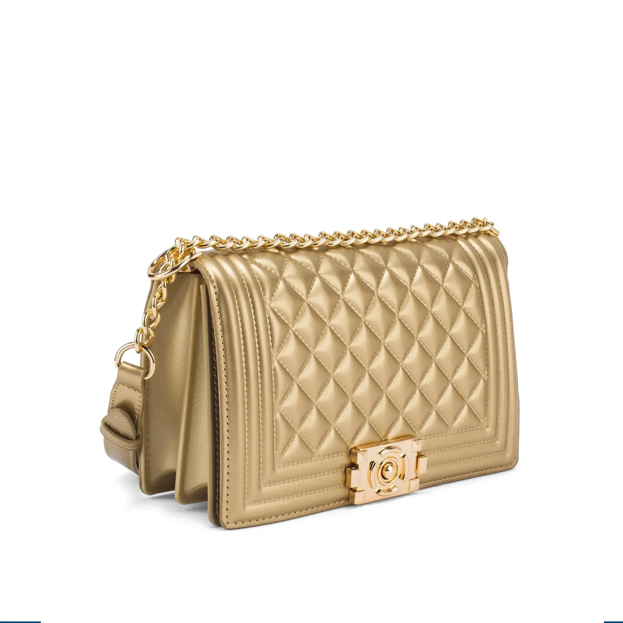 Maddie Revolution Golden Shoulder Bag - Lino Perros