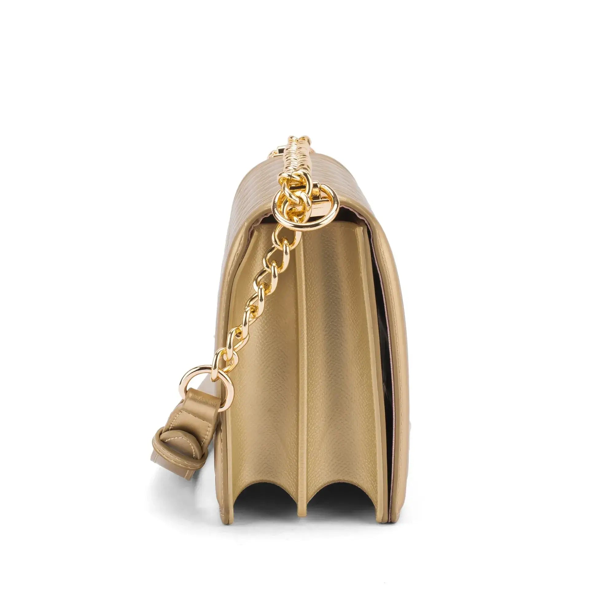 Maddie Revolution Golden Shoulder Bag - Lino Perros