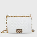 Maddie Revolution White Shoulder Bag - Lino Perros