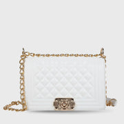 Maddie Revolution White Shoulder Bag