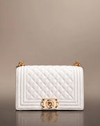 Maddie Revolution White Shoulder Bag - Lino Perros