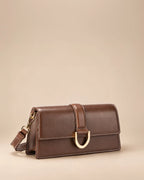 Monroe Focus Coffee Shoulder Bag - Lino Perros