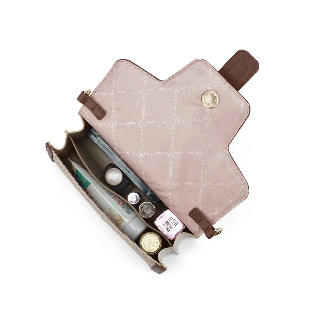 Voyage Fearless Beige Shoulder Bag - Lino Perros