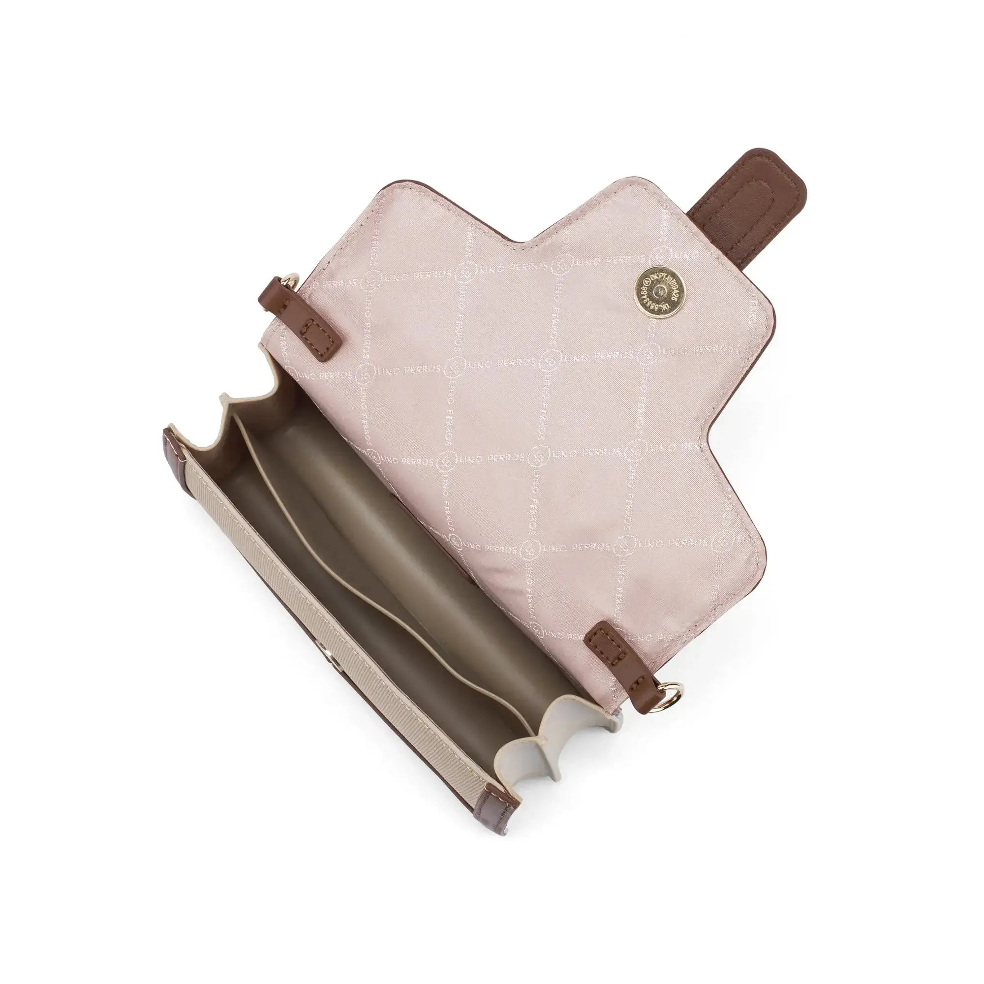 Voyage Fearless Beige Shoulder Bag - Lino Perros