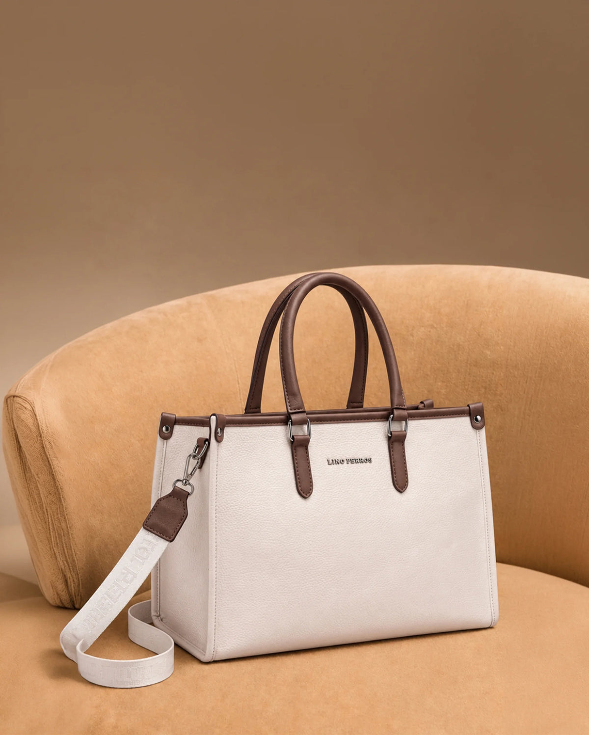 Voyage Large Off White Tote Bag - Lino Perros