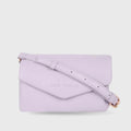 Maddie Toffee Mini Lavender Shoulder Bag - Lino Perros
