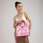 Nelly Café Fuchsia Satchel Bag - Lino Perros