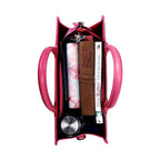 Nelly Café Fuchsia Satchel Bag - Lino Perros