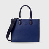 Monroe Versatile Solid Navy Tote Bag