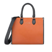 Monroe Versatile Solid Tan Tote Bag