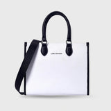 Monroe Versatile Solid White Tote Bag