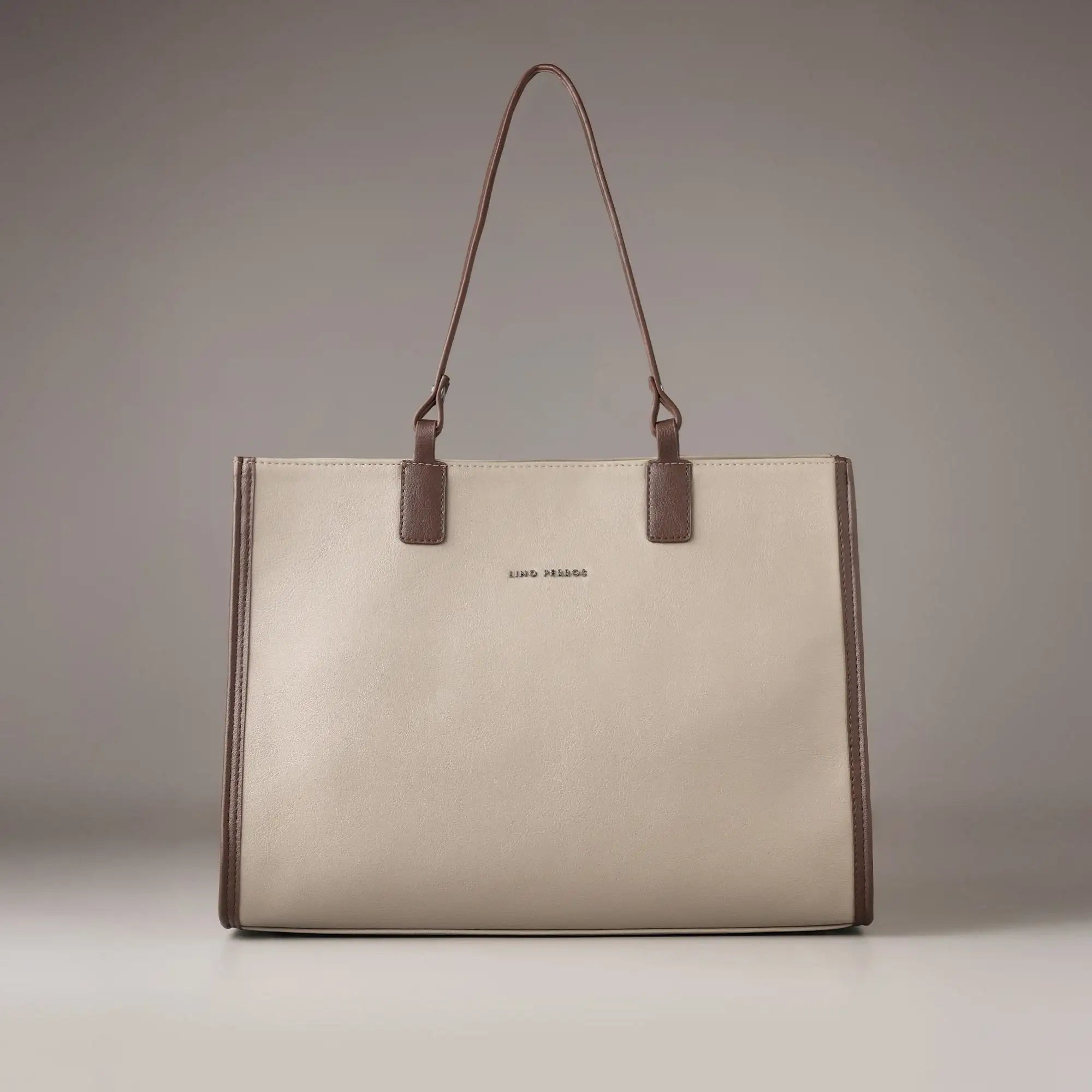 Monroe Beige Tote Bag - Lino Perros
