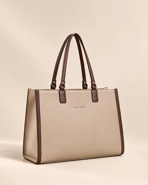 Monroe Beige Tote Bag - Lino Perros