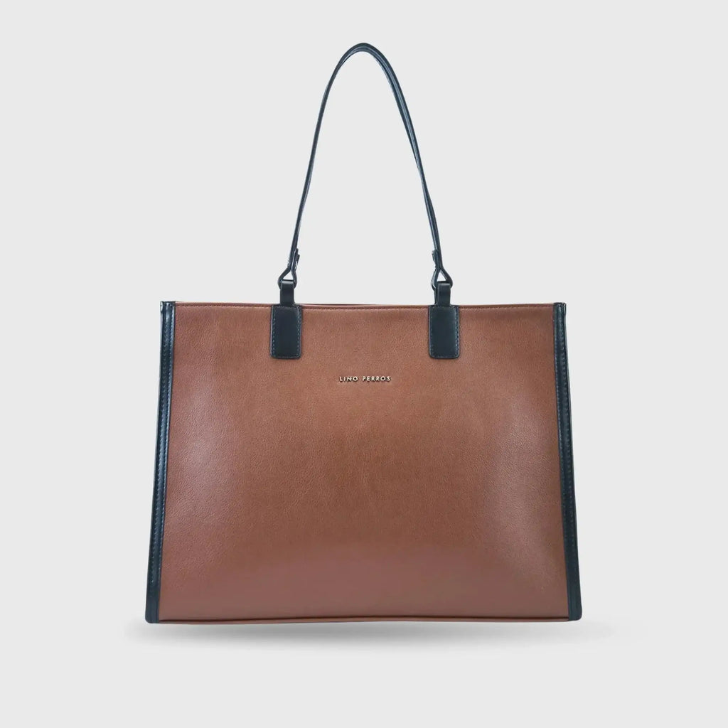 Monroe Brown Tote Bag - Lino Perros
