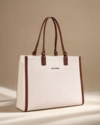 Monroe Off-White Tote Bag - Lino Perros