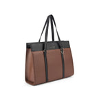 Monroe Accented Durable Brown Tote Bag - Lino Perros