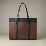 Monroe Accented Durable Brown Tote Bag