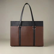 Monroe Accented Durable Brown Tote Bag