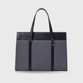Monroe Accented Durable Grey Tote Bag - Lino Perros