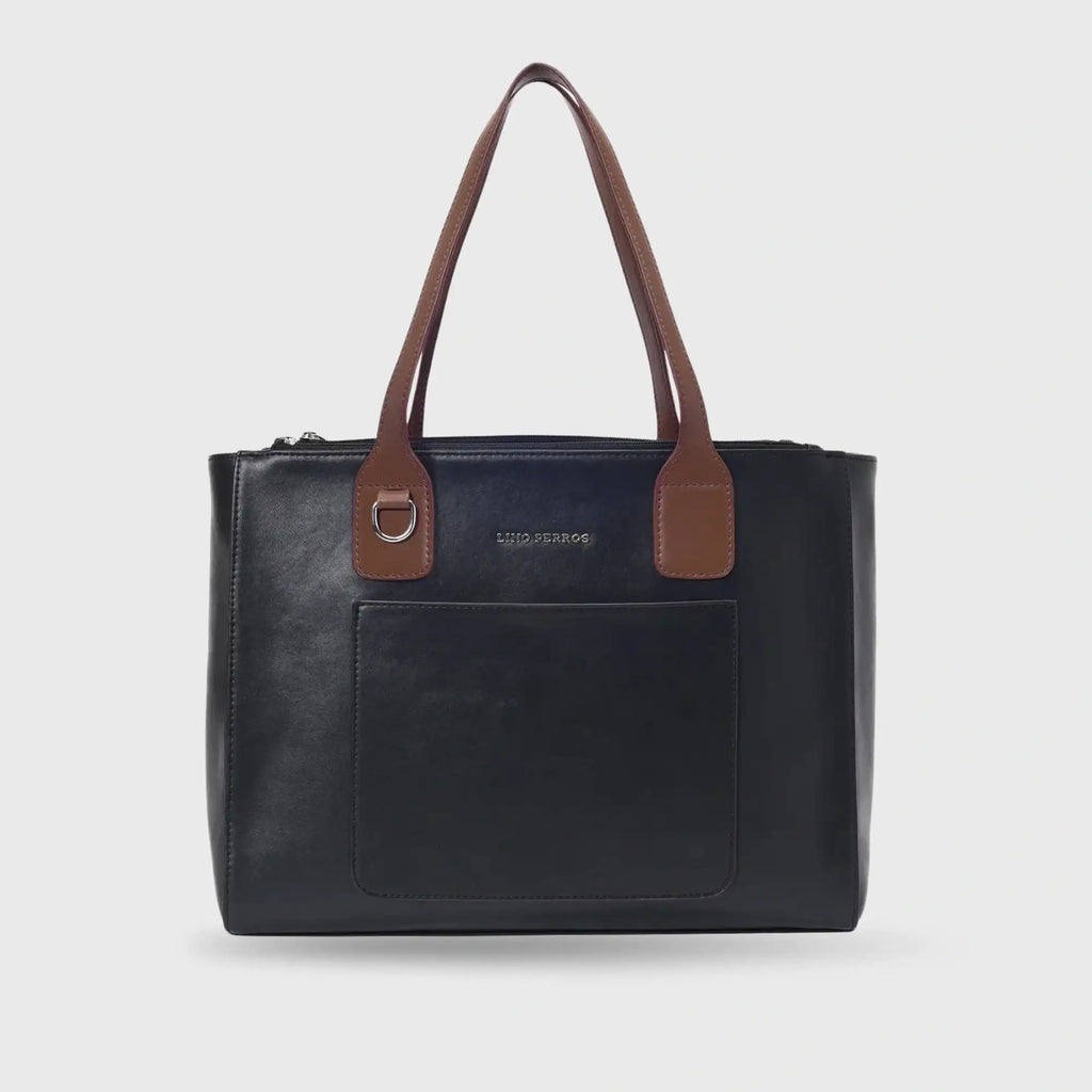 Monroe Elegant Black Tote Bag - Lino Perros