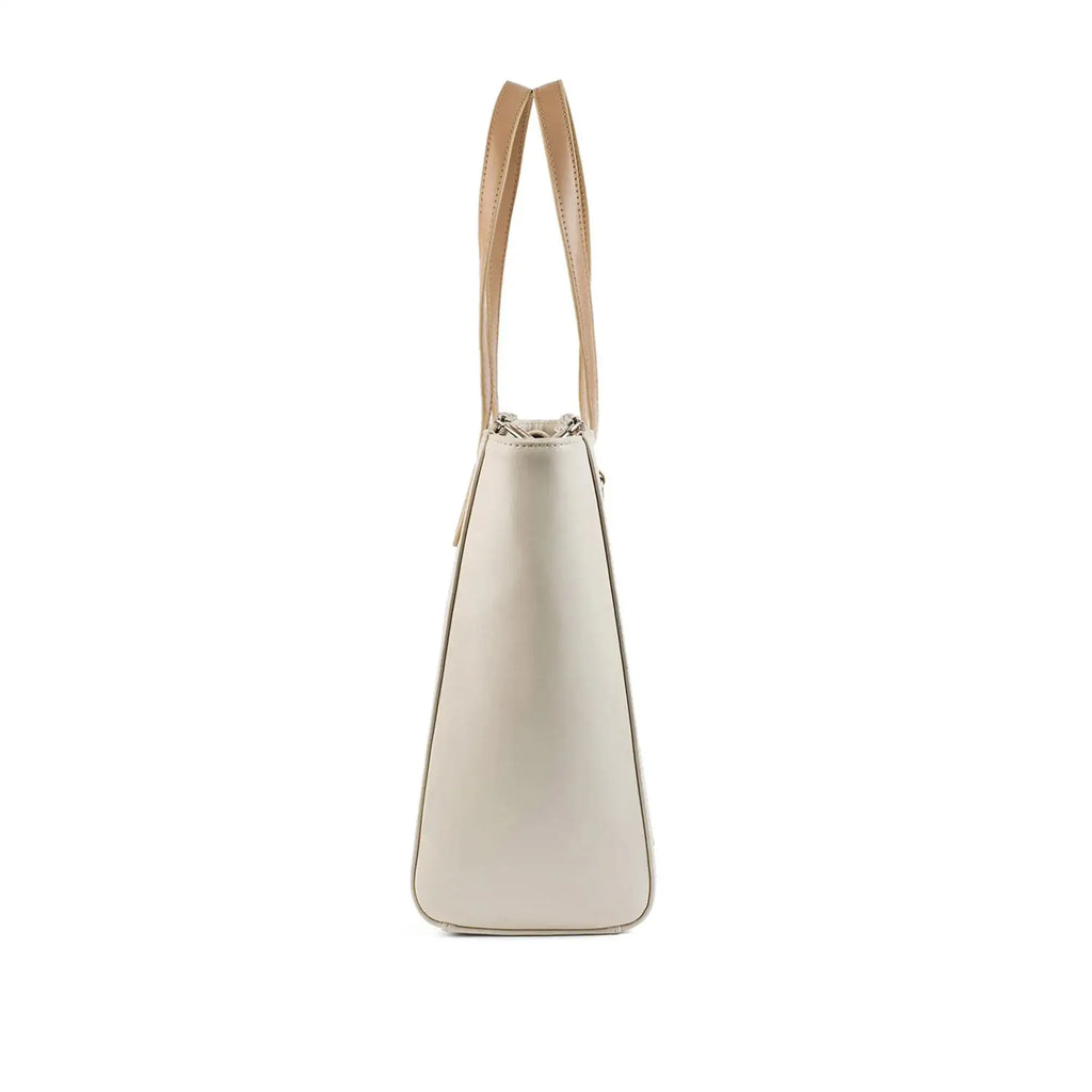 Monroe Elegant Off White Tote Bag - Lino Perros