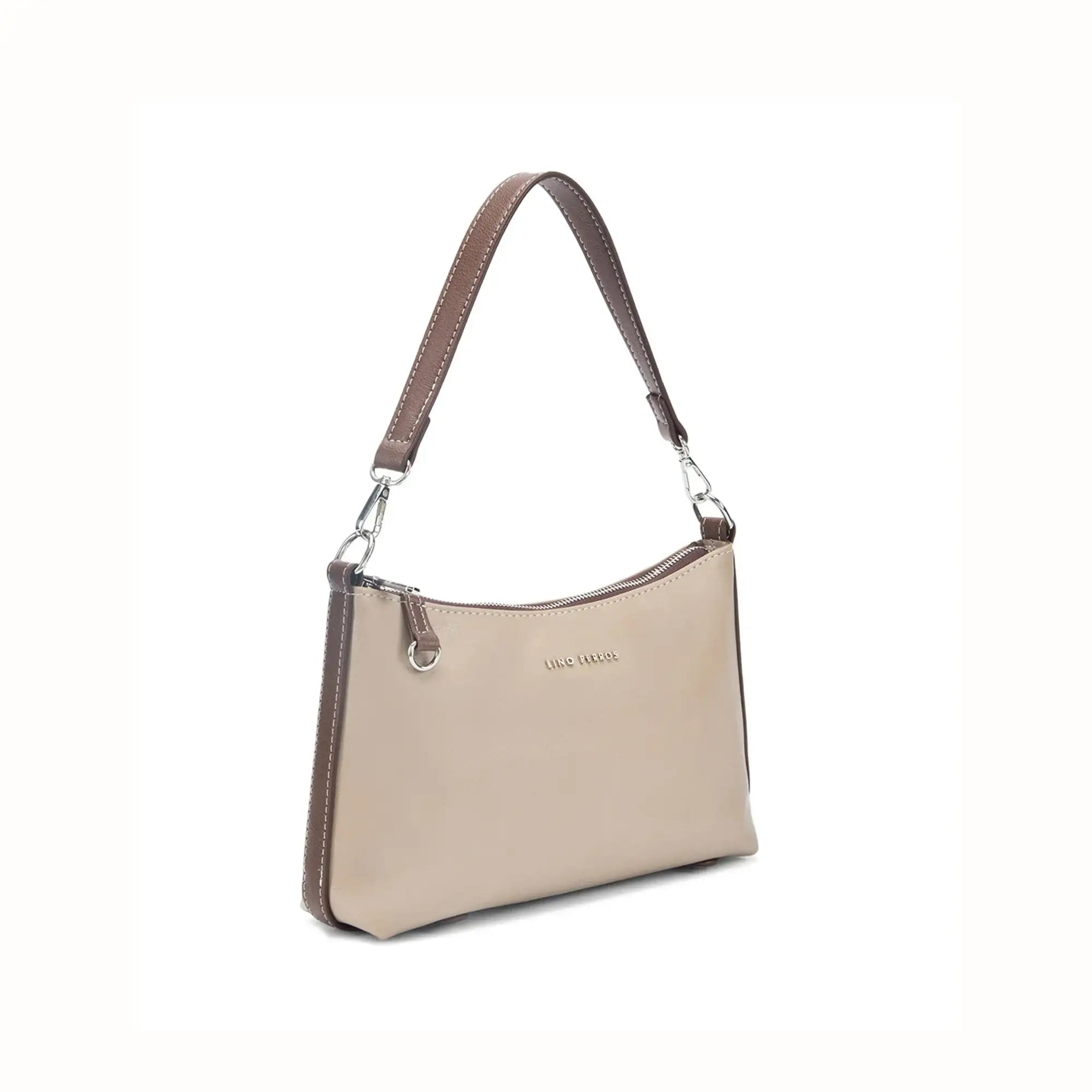 Monroe Estella Beige Shoulder Bag - Lino Perros